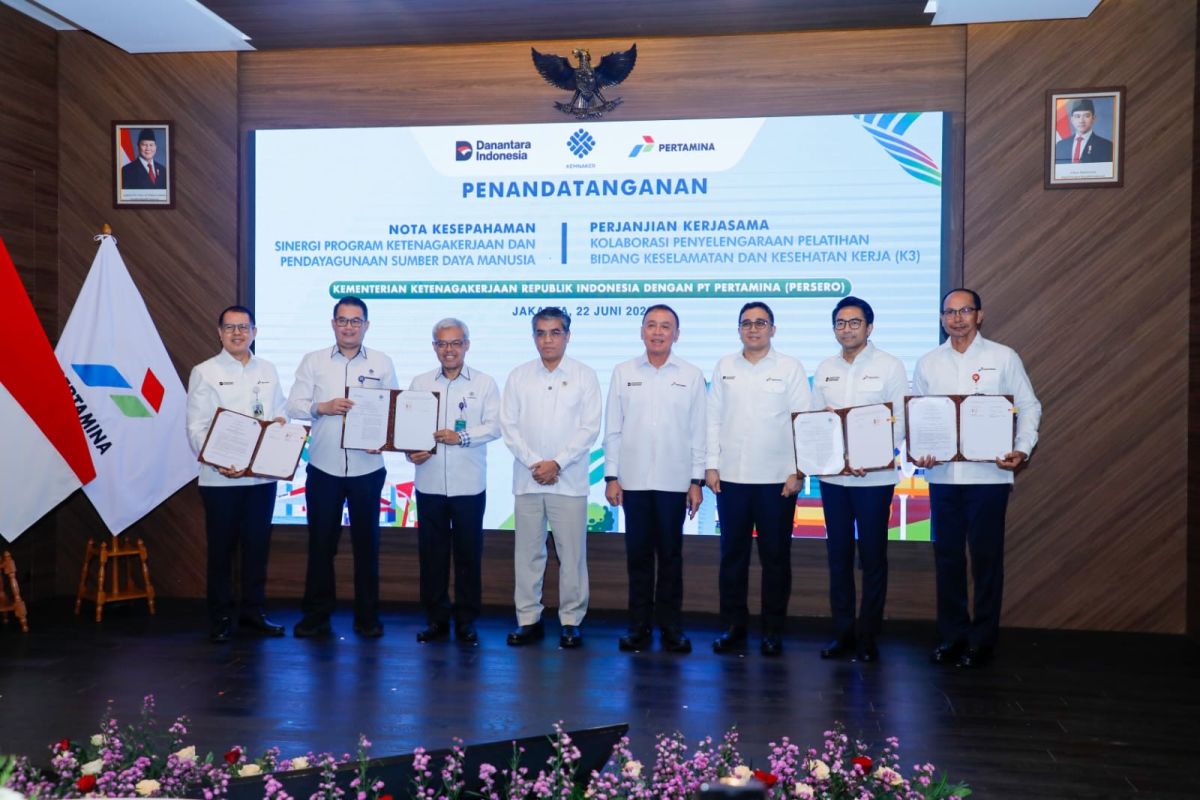 Manpower Ministry and Pertamina Partner on HR Development and OHS Training