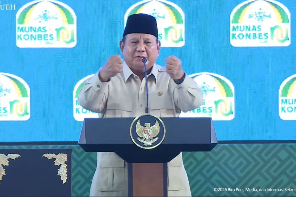Prabowo feels at home within NU, cites lifelong closeness