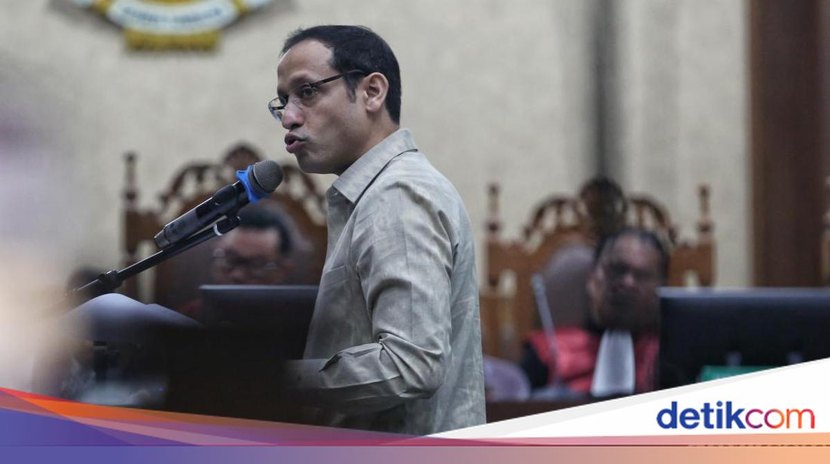 Nadiem Reads Duplik, Denies Charges in Chromebook Corruption Case