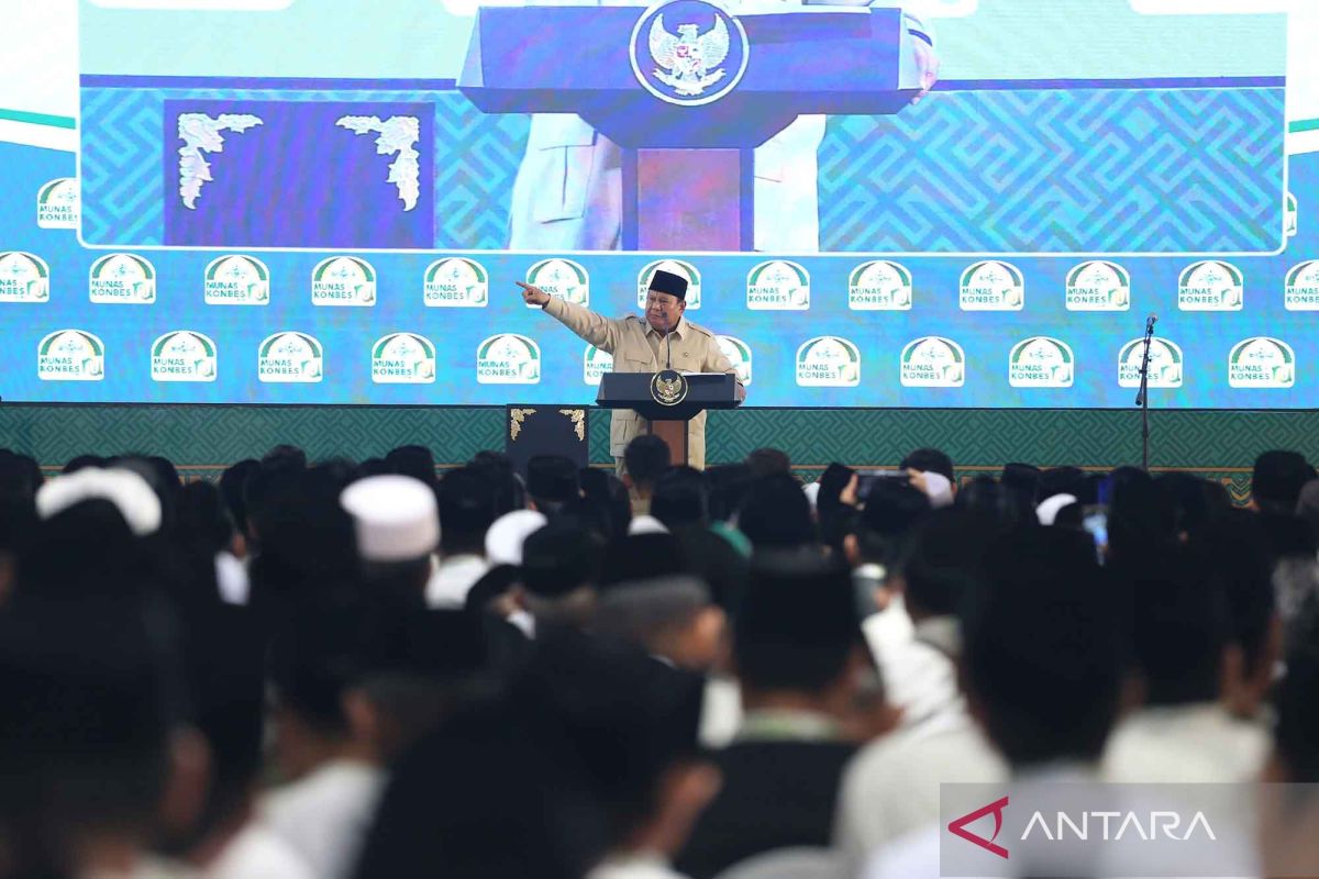 President Prabowo Attends Closing of NU National Conference in Bangkalan
