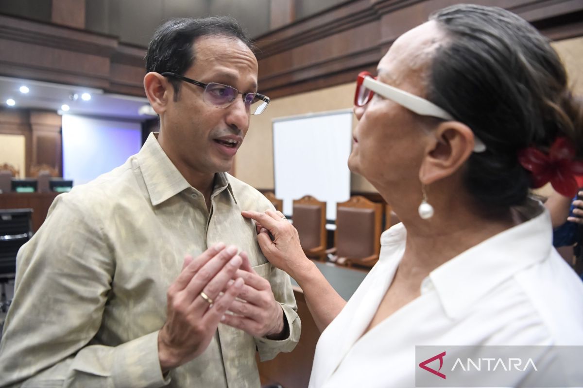 Verdict hearing for Nadiem Makarim corruption case scheduled for next week