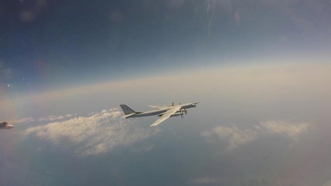 On Alert for New War: Russian Nuclear Bomber Shadowed by Mystery Jet for 16 Hours
