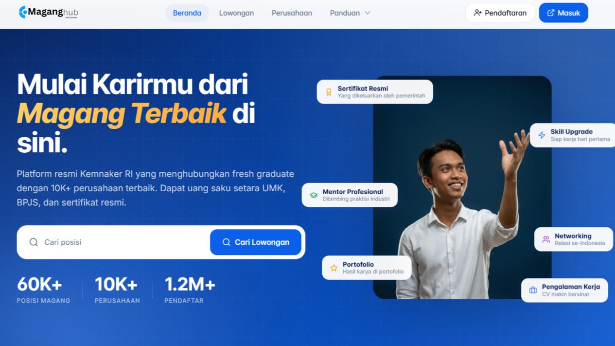 Kemnaker's MagangHub Batch 4 Opens July 2026, Participants to Receive UMP-Equivalent Allowance, Here's How to Register
