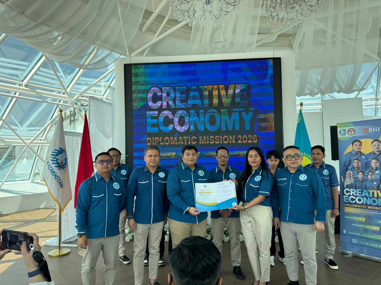 Gekrafs Officially Inaugurates Representative and Opens Creative Economy Collaboration Opportunities in Central Asia