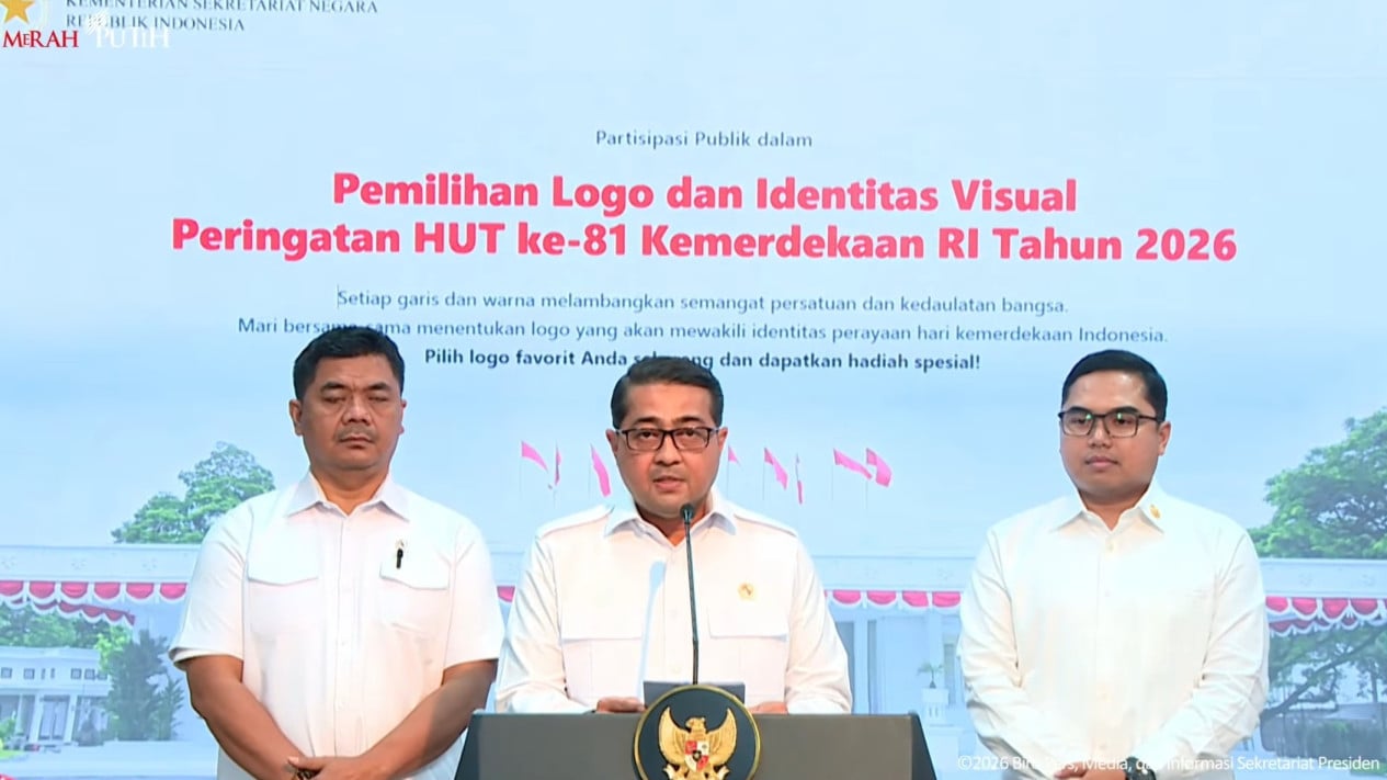 Government Opens Public Polling for 81st Indonesian Independence Day Logo