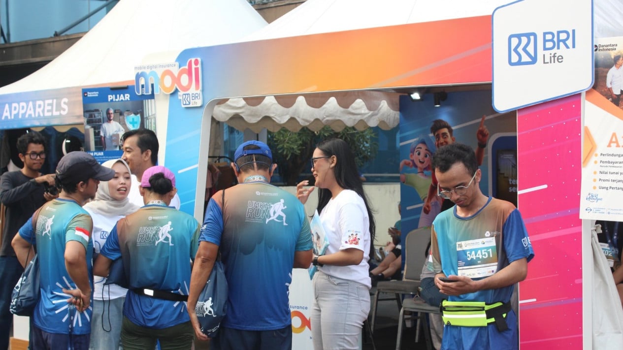 BRI Life Supports Ministry of SMEs in Promoting Protection Education via UMKM Fun Run 5K