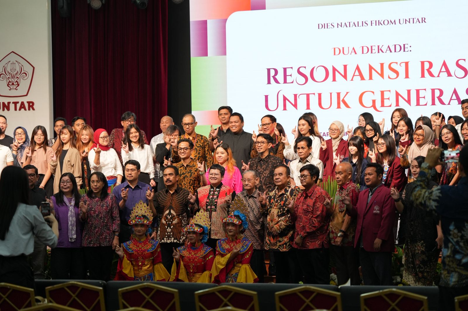 Untar's Communication Faculty Turns 20, Rector Stresses University's Role in Strengthening Digital Literacy