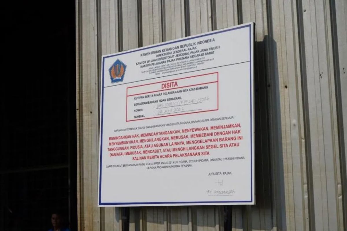 DJP Seizes 230 Assets from Tax Delinquents in East Java Worth IDR 24.9 Billion