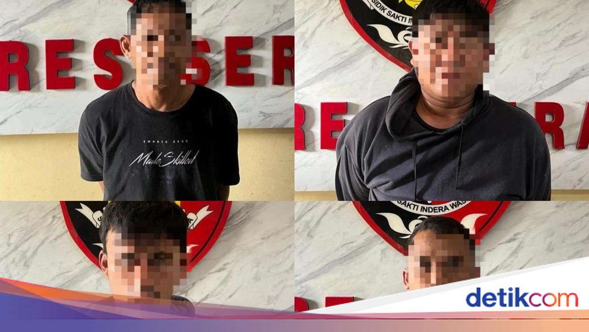 Four Specialised Window-Jemmying Burglars Arrested in Serang and South Tangerang