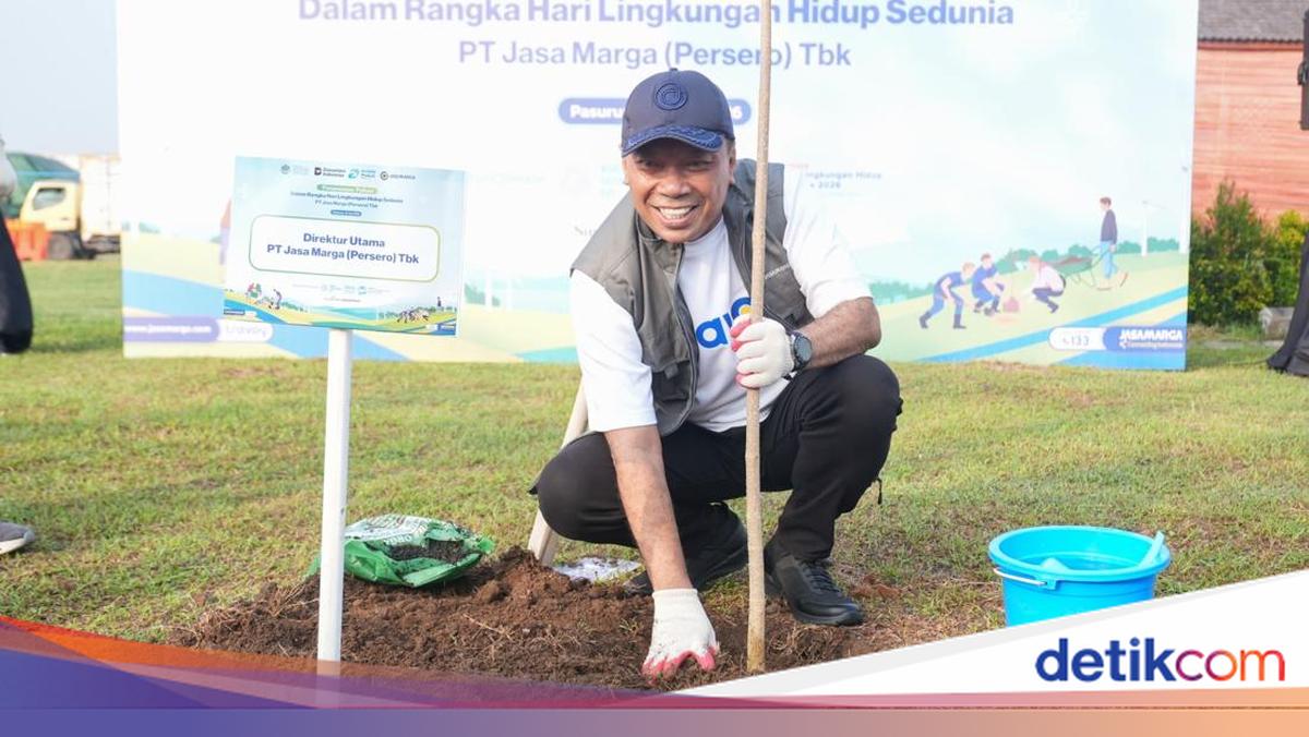Jasa Marga Holds Simultaneous Tree Planting to Apply Sustainable Principles