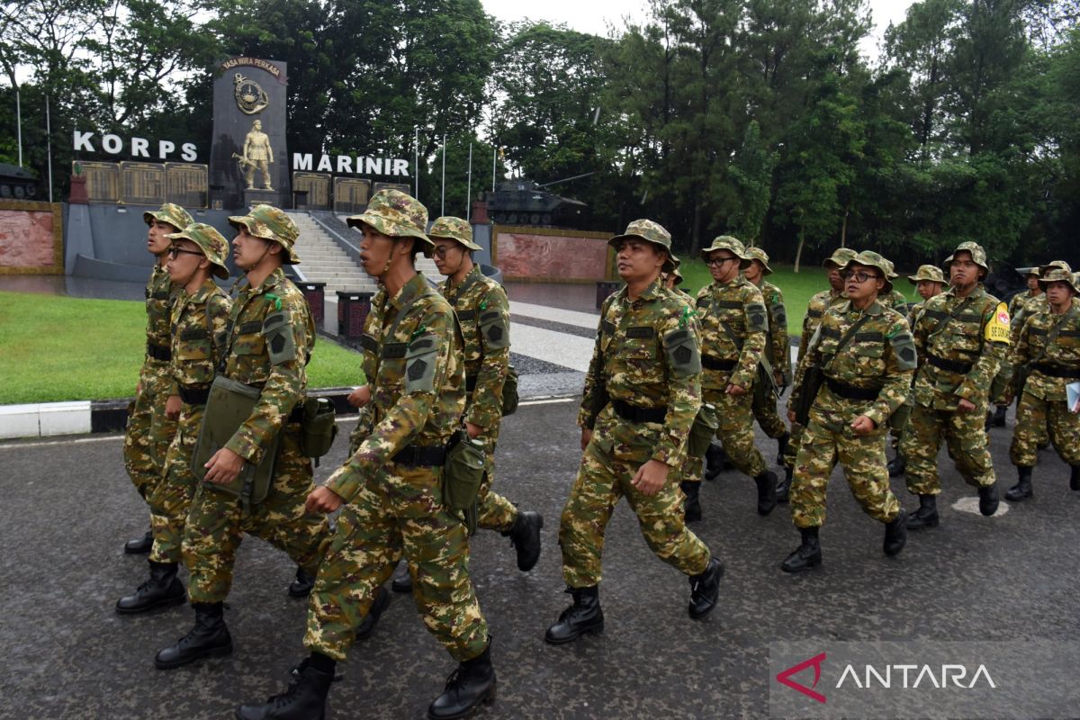 TNI: Basic Military Training Participants with Health Issues Exempt from Physical Drills