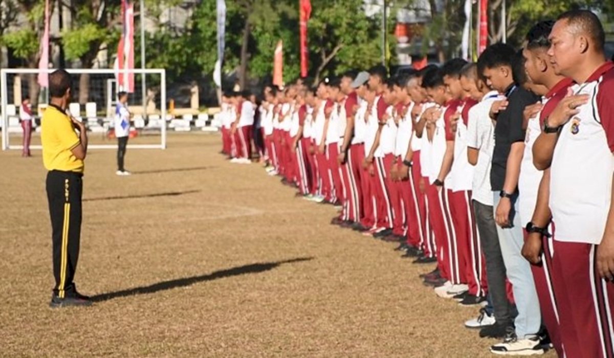 NTT Police Hold Mass USEFT Training Ahead of 80th Bhayangkara Anniversary