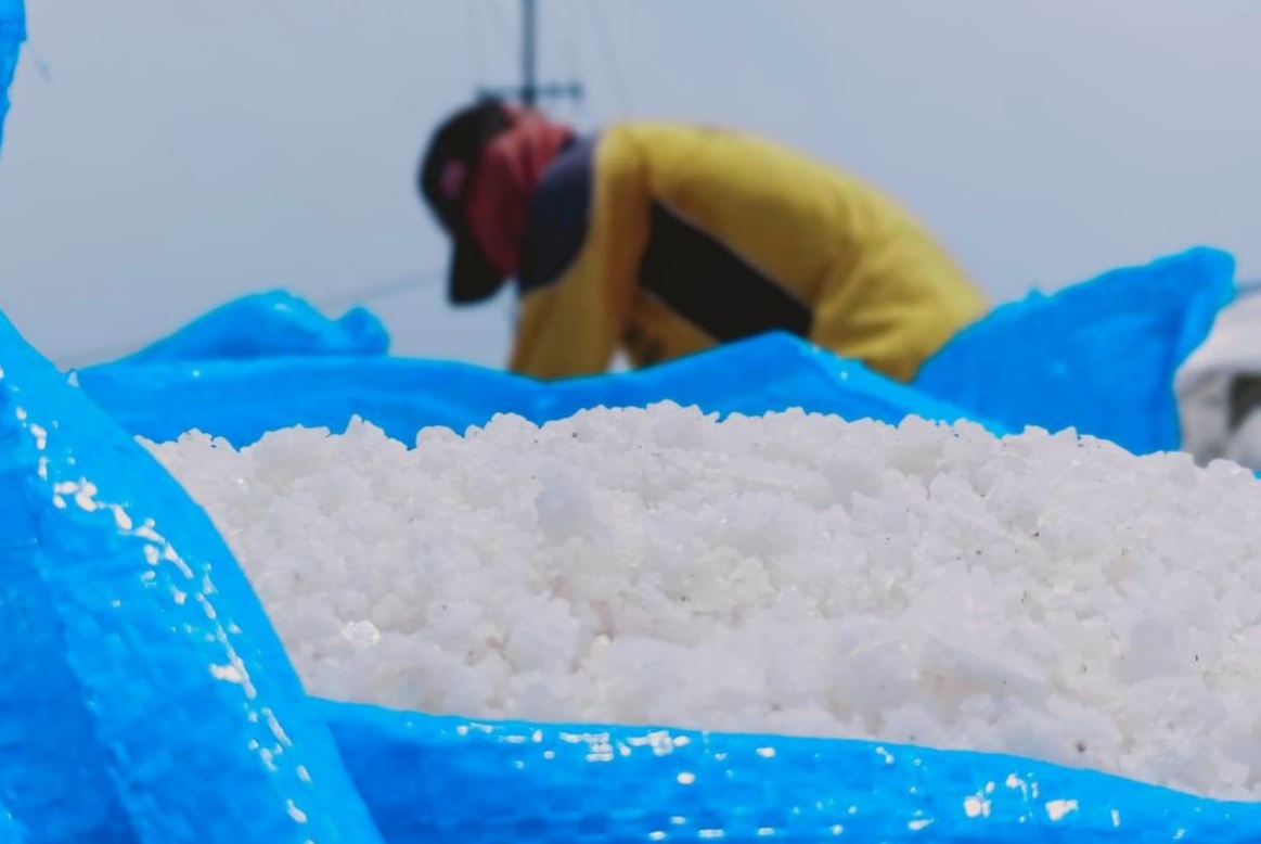 Rain Disrupts Early Salt Production in Cirebon