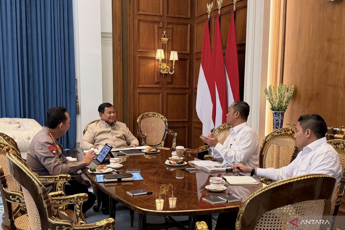 National Police Chief Reports Security Situation to President Prabowo