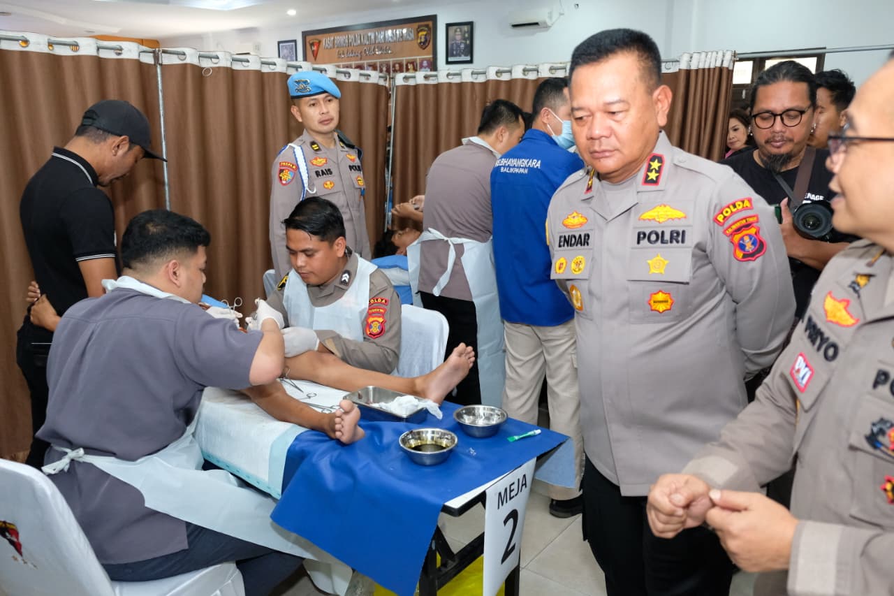 Thousands Receive Free Healthcare at East Kalimantan Police Health Service