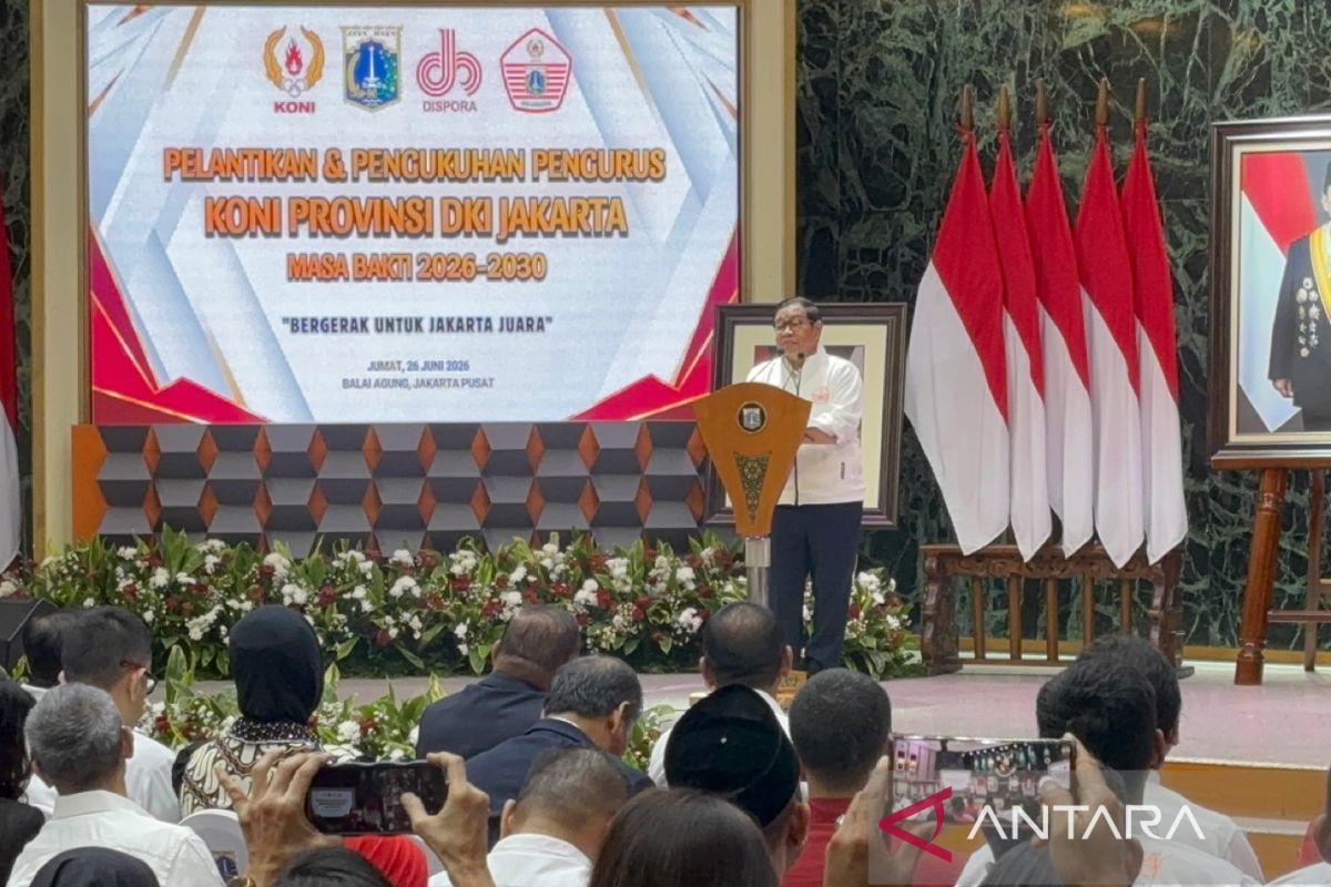 Governor Pramono Anung admits passion for sports to maintain physical and mental health