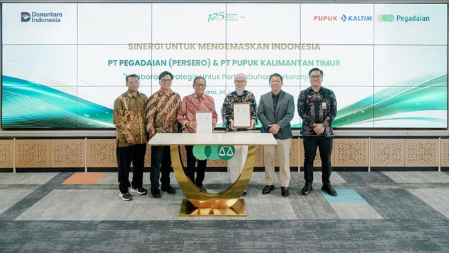Pegadaian and Pupuk Kaltim Forge Strategic Partnership to Boost Financial Inclusion