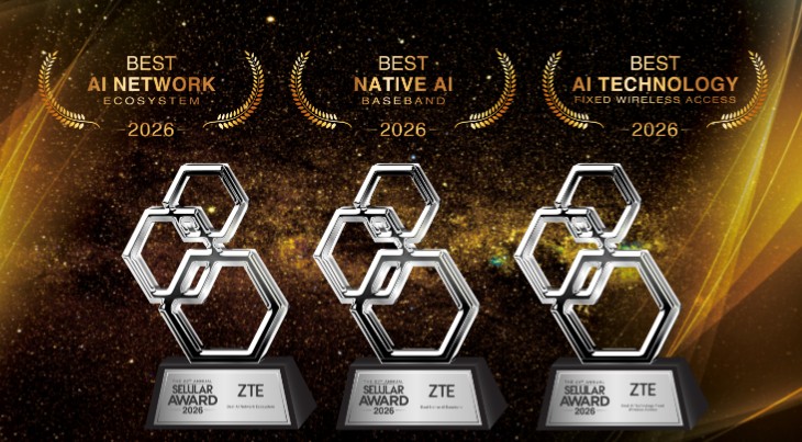 ZTE Wins Three Selular Awards 2026 for AI-Based Network Innovation
