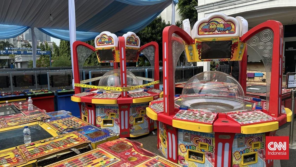 Jakarta Police Uncover Arcade Gambling Ring with Monthly Turnover of IDR 2.1 Billion
