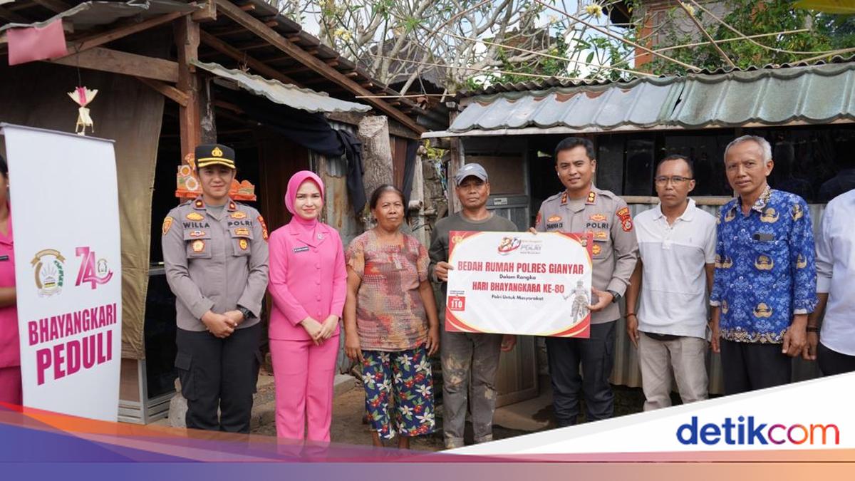 Bhayangkara Day Social Service: Three Homes in Gianyar Renovated