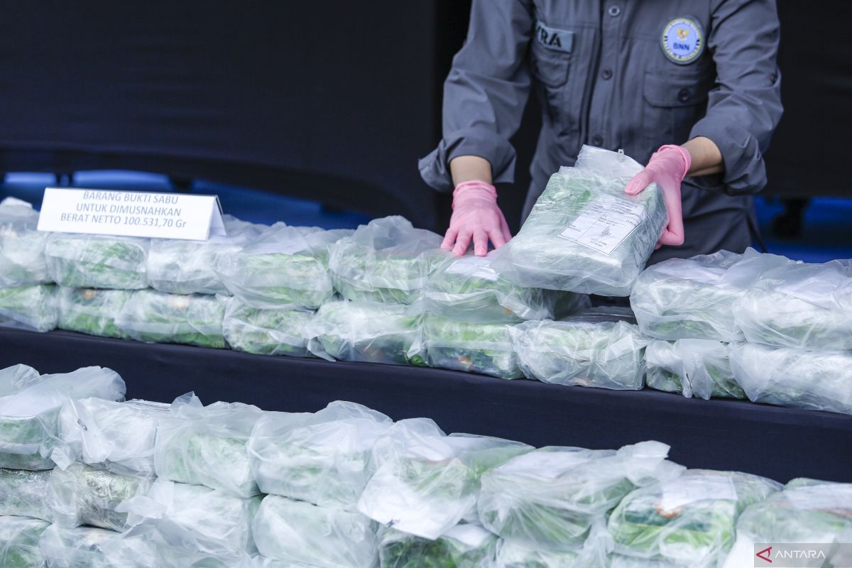 Indonesia busts 59 drug rings in year-long law enforcement crackdown