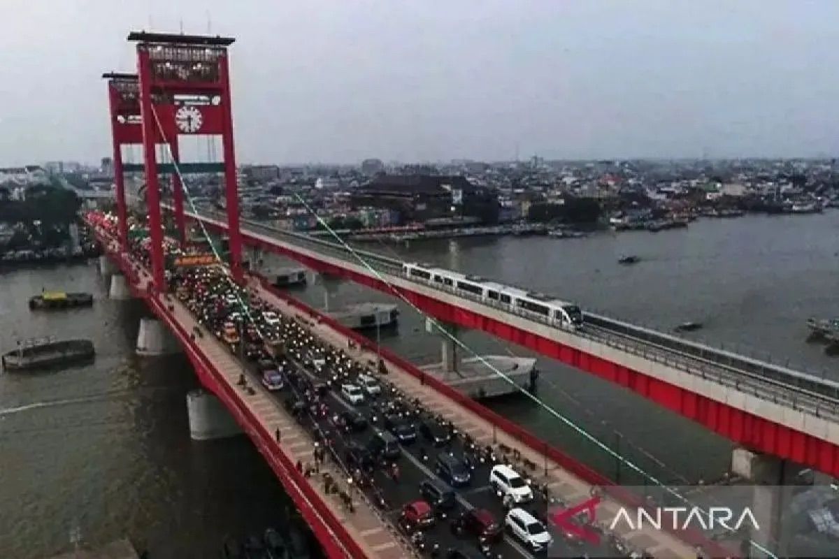 KAI Adds LRT Sumsel Trips for Palembang's 1,343rd Anniversary