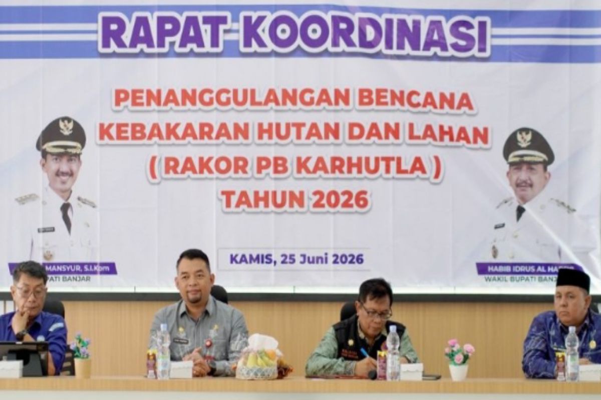 Banjar Regency Strengthens Forest Fire Prevention Ahead of 2026 Dry Season