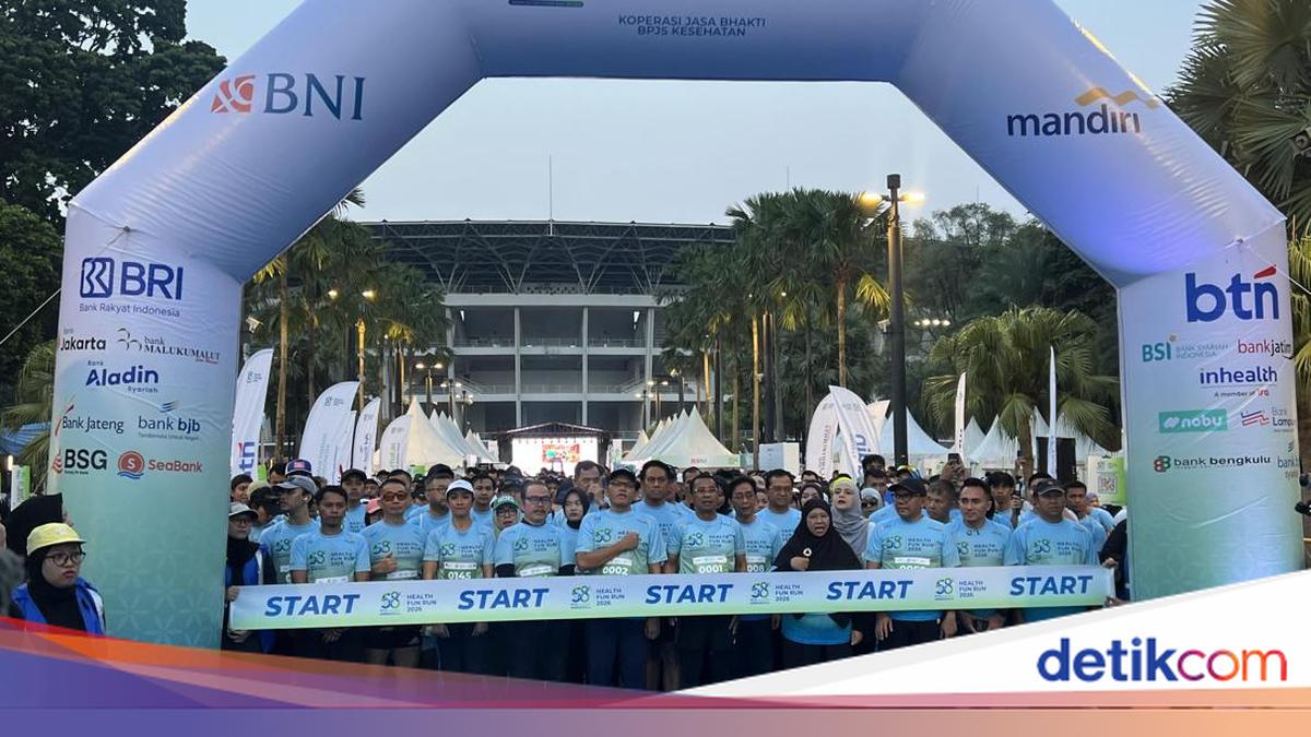 BPJS Kesehatan Holds Fun Run to Mark 58th Anniversary, Attended by Raffi Ahmad