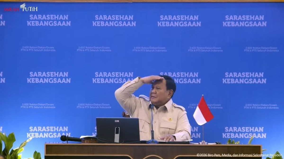 Prabowo Jests with Cabinet: 'Your Hair Was Fine, Now You're Going Bald After 18 Months'