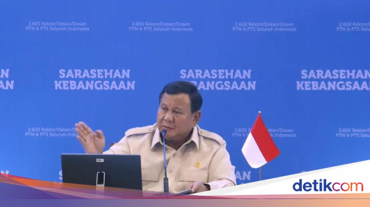 Prabowo Stresses Importance of Academic Freedom: A Place Where Ideas Compete