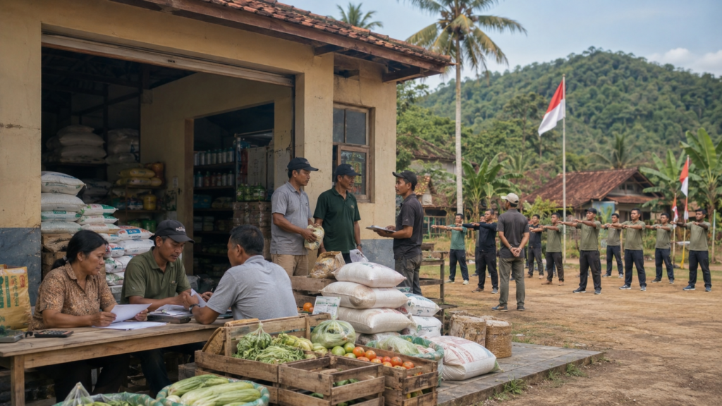 Red and White Village Cooperatives and the Military Training Question