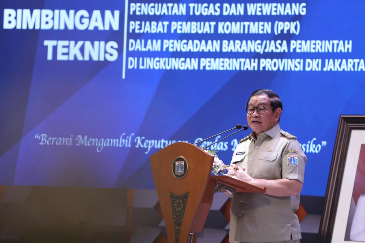 Pramono urges Jakarta PPK to adopt technocratic working principles