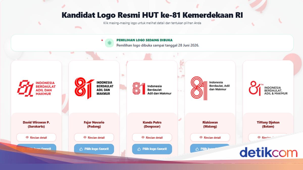 detikcom Readers Choose Their Favourite Logo for Indonesia's 81st Independence Day