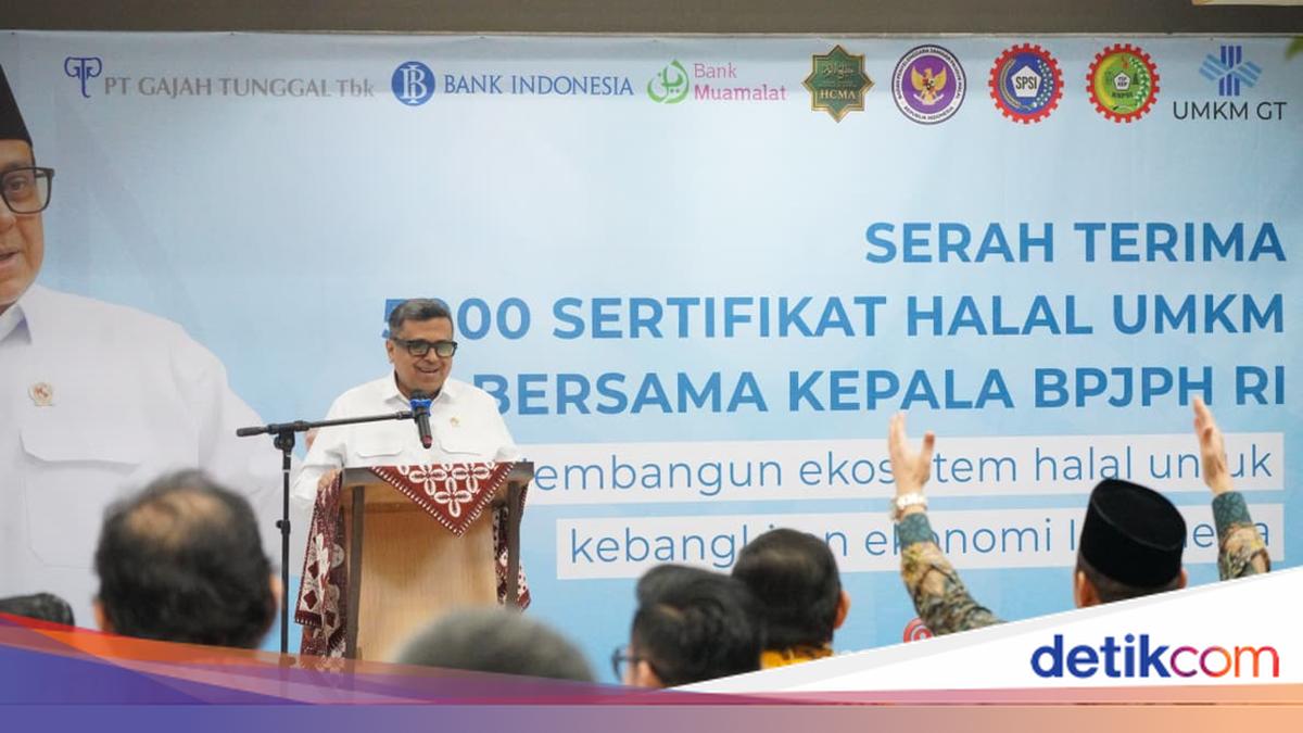 5,000 MSEs Receive Halal Certificates, BPJPH Chief: It's an Economic Instrument