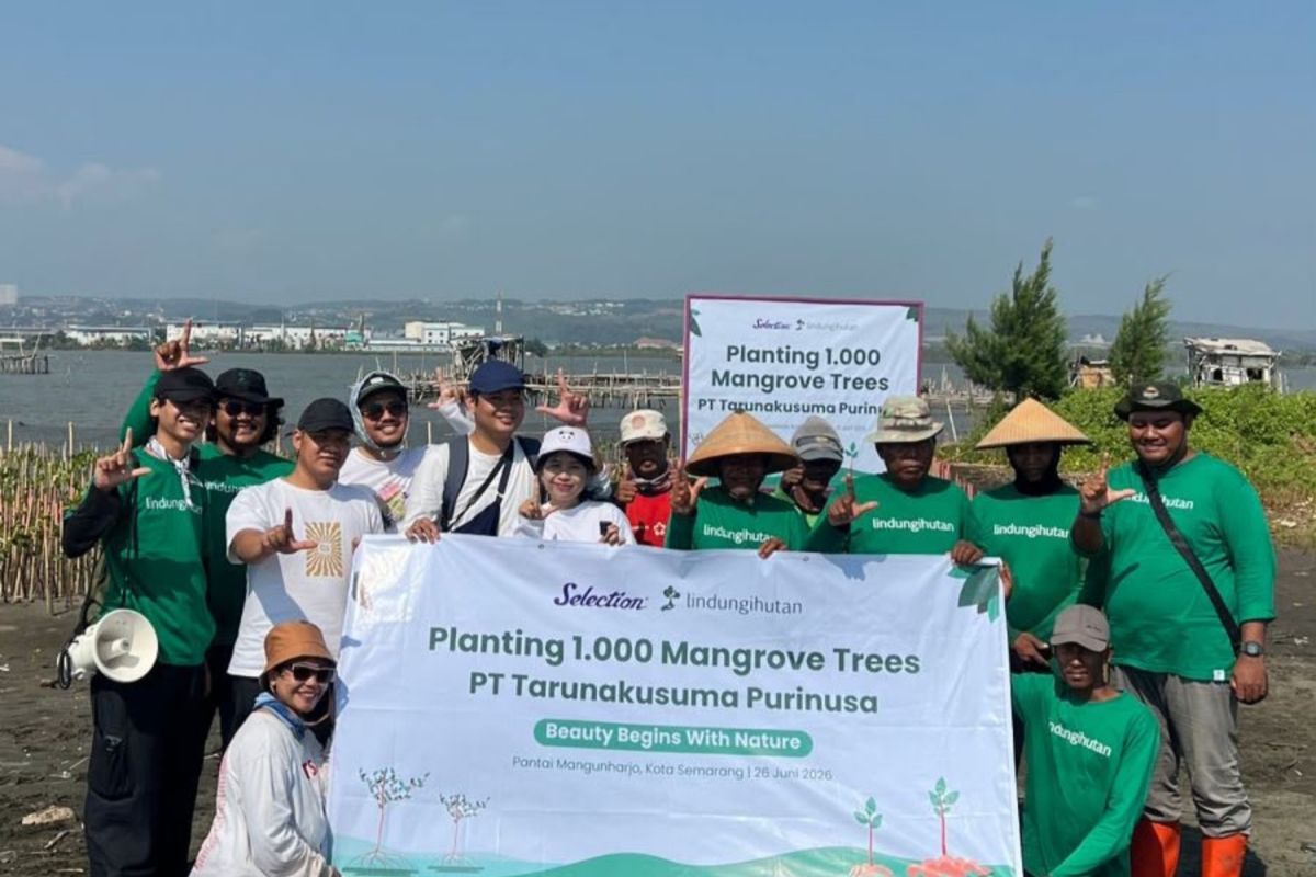 Mangrove ecosystem rescue action targets critical coastal area in Semarang