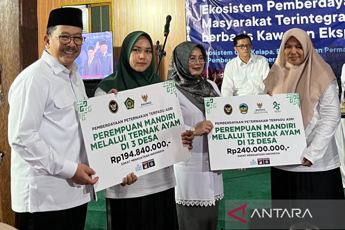Baznas RI empowers mustahik in Banyumas through chicken farming