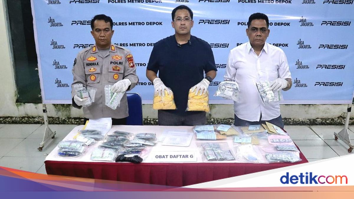 Depok Police Arrest 34 Suspects in Illegal Pharmaceuticals and Liquor Case