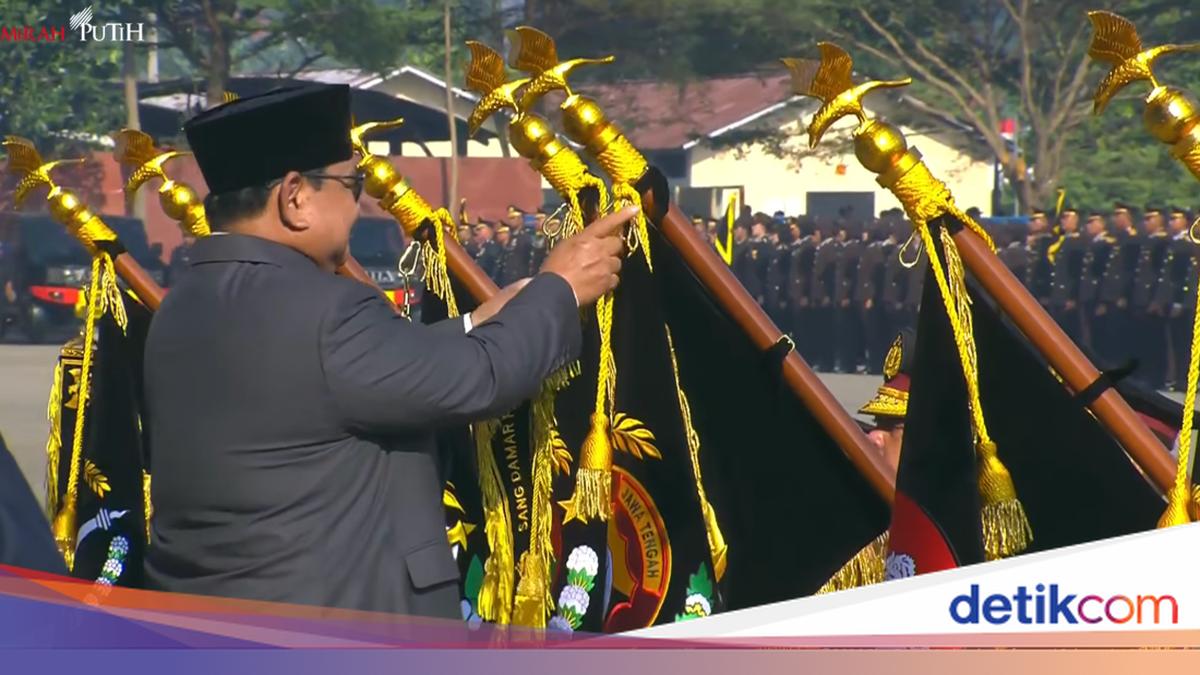 President Prabowo Awards Nugraha Sakanti Honour to 11 Police Units