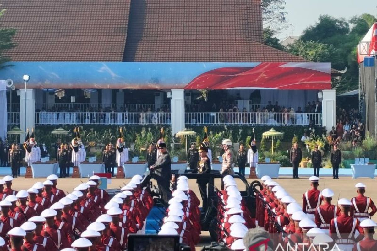 Police Hold 80th Bhayangkara Day Ceremony