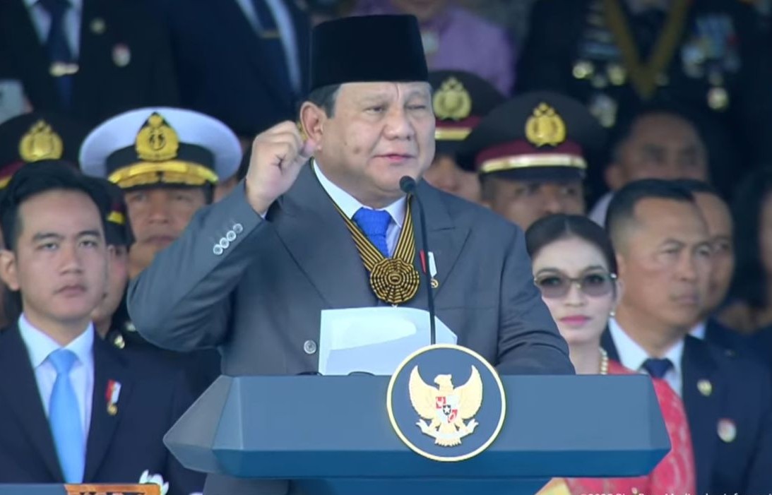 Prabowo: Law Enforcement Must Not Be Selective
