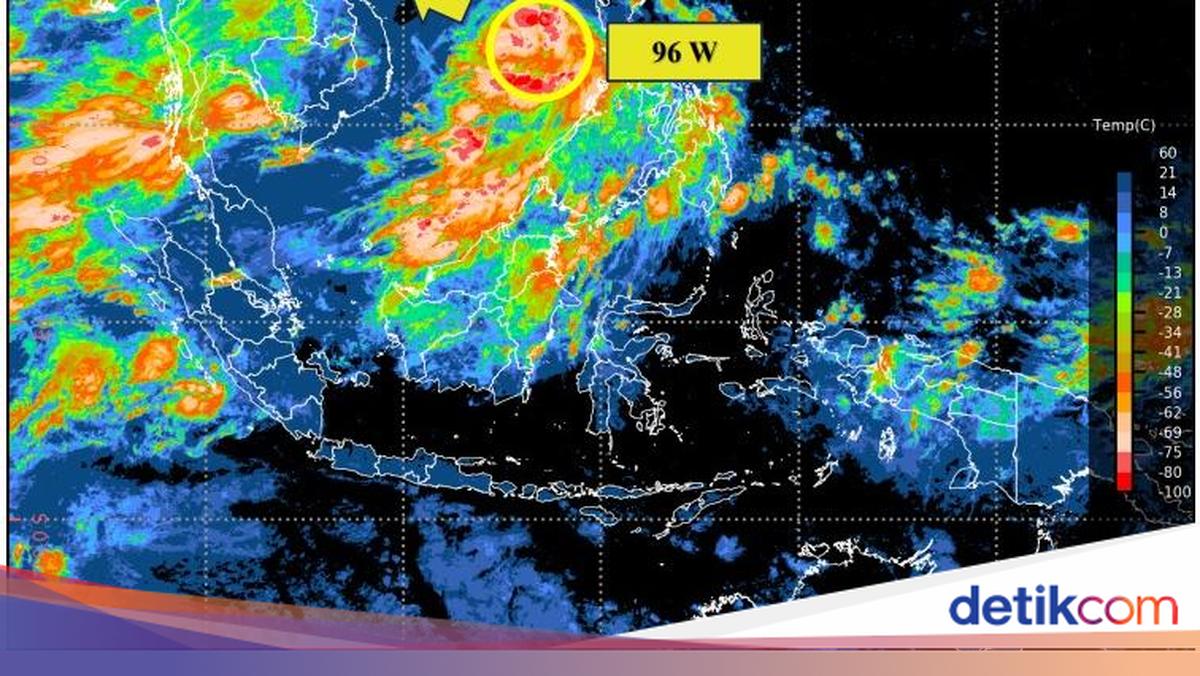 Tropical Cyclone Seed Detected, Kepri Predicted to See Heavy Rain