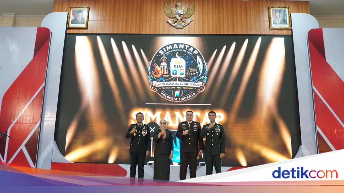 Sidoarjo Police Launch Simantap, Allowing Residents to Renew Driving Licences at Night