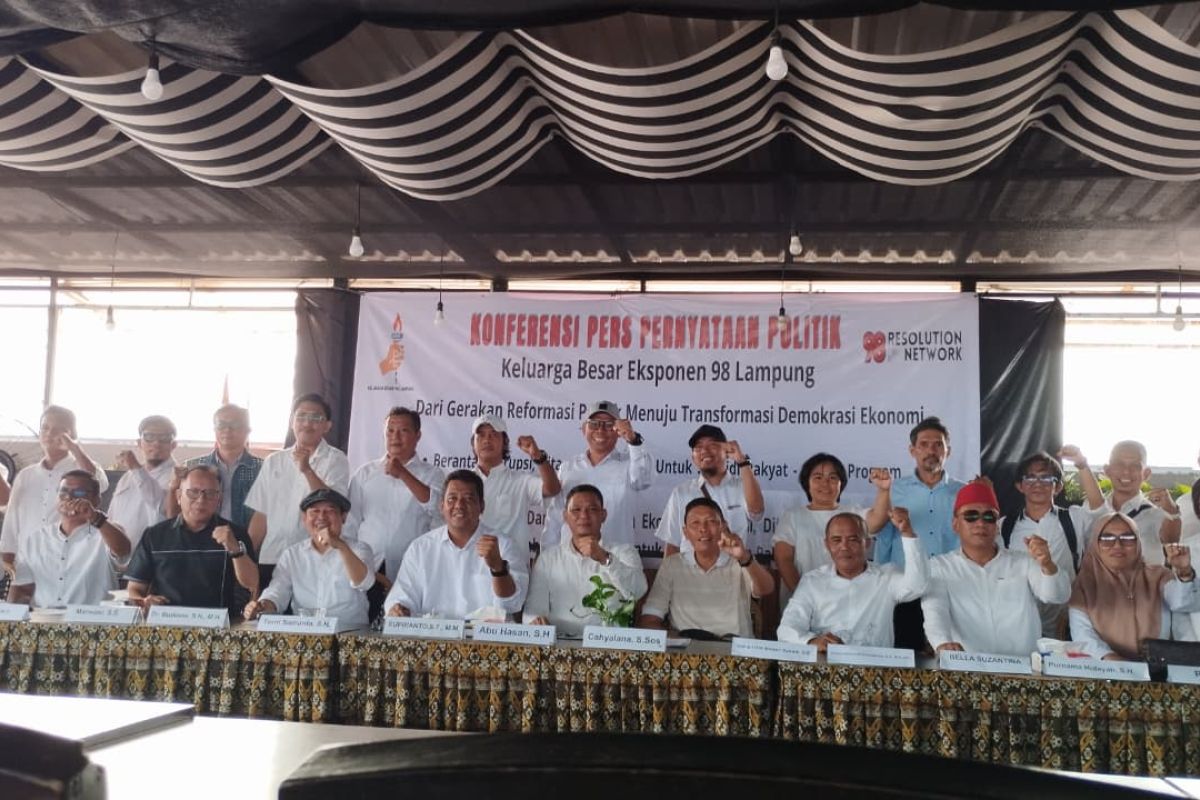 Lampung's '98 Activists Back Prabowo on Resource Management and Anti-Corruption