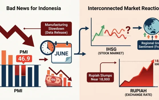 Indonesia's Financial Markets Face Economic Pressure