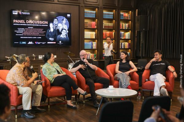 Diskusi panel Australia-Indonesia Creative Industries Collaboration