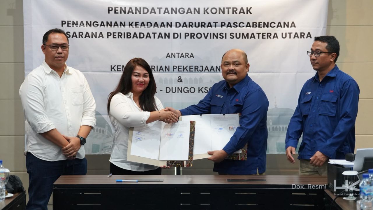 North Sumatra Post-Disaster Worship Infrastructure Recovery Project Worth Rp247.255 Billion Accelerated