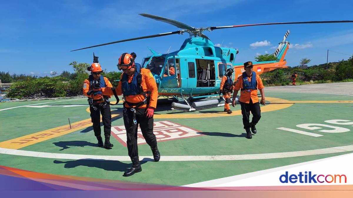 Search for Two Missing Workers from Jember at Green Bowl Beach Continues, Helicopter Deployed