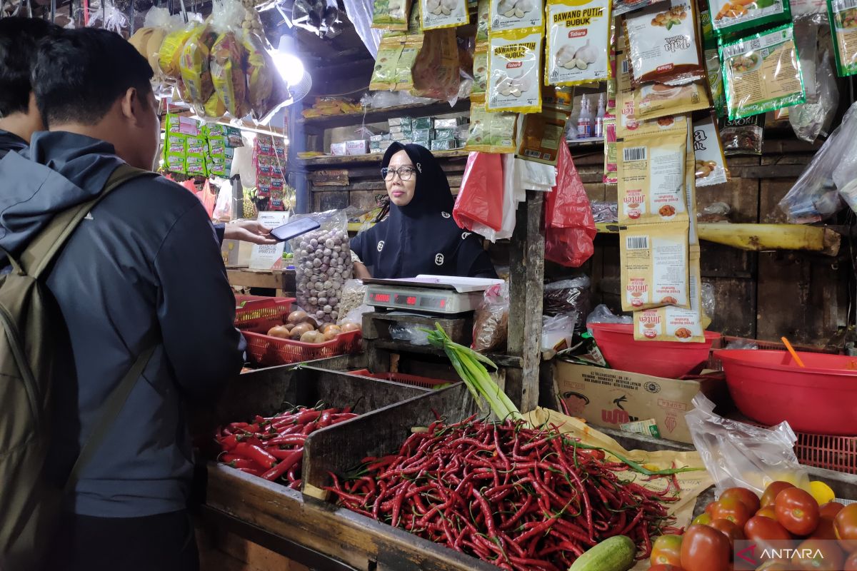 Chilli and Onion Prices Fall at West Jakarta's Kopro Market