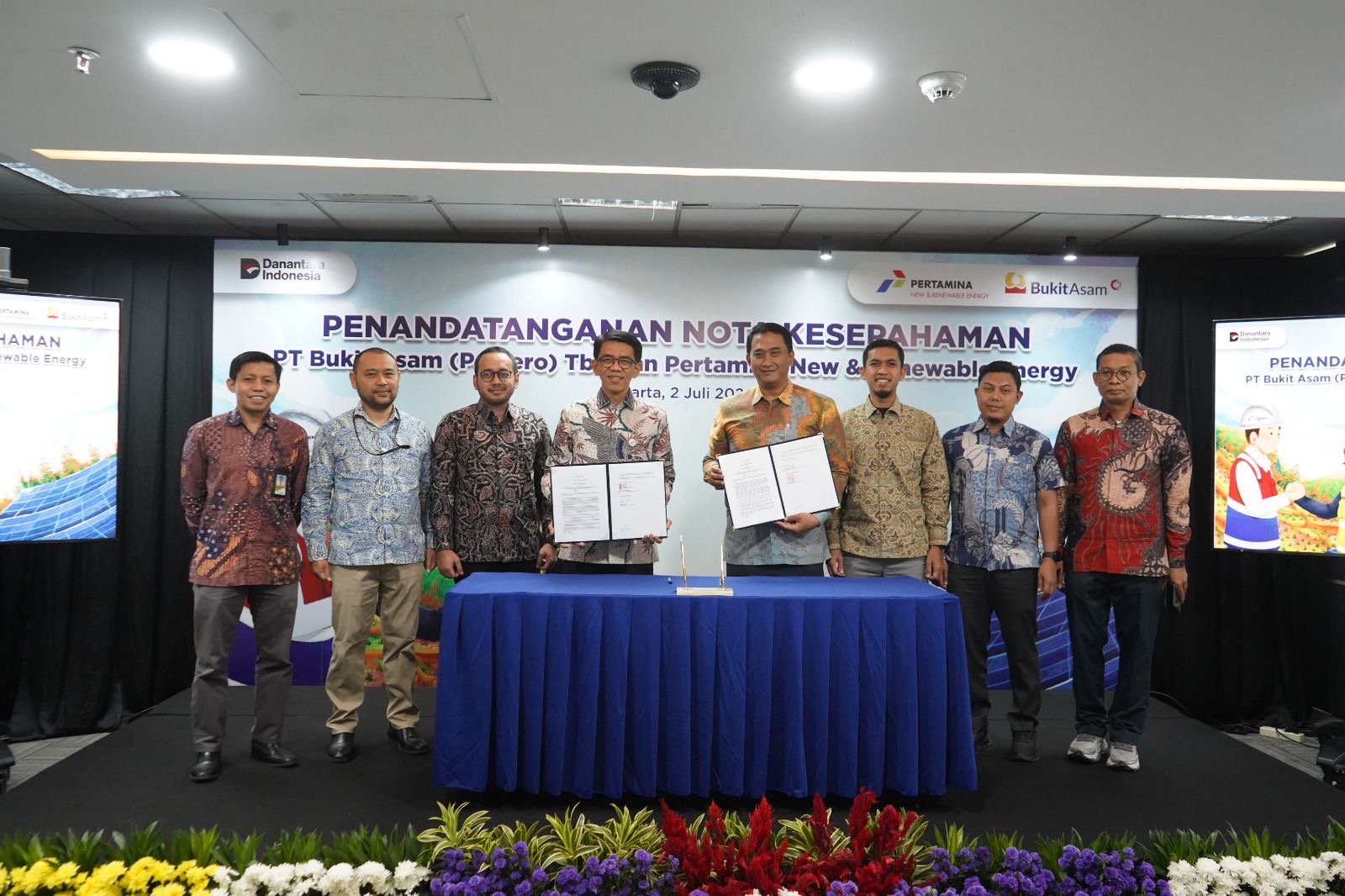 Pertamina NRE and Bukit Asam Collaborate to Develop Solar Power on Post-Mining Land