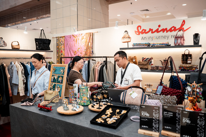 43 Sarinah-Assisted MSMEs Showcase Products in Singapore's Global Market